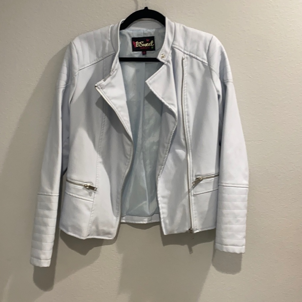 Faux leather jacket
